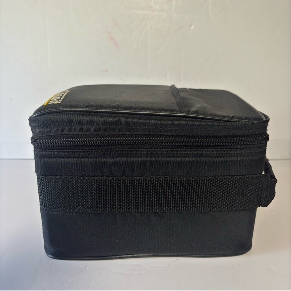 Vtg Case It Black 15 CD Carrying Case Zipper Storage Tote front pocket LIKE NEW - Picture 5 of 11
